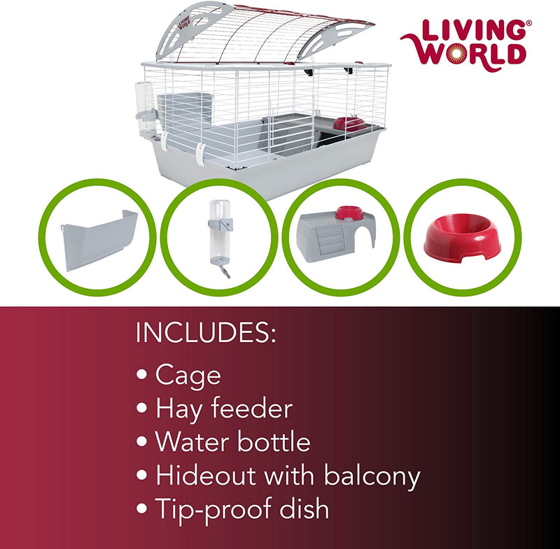 Load image into Gallery viewer, Living World Large Deluxe Habitat Rabbit/Guinea Pig/Chinchilla - 61858