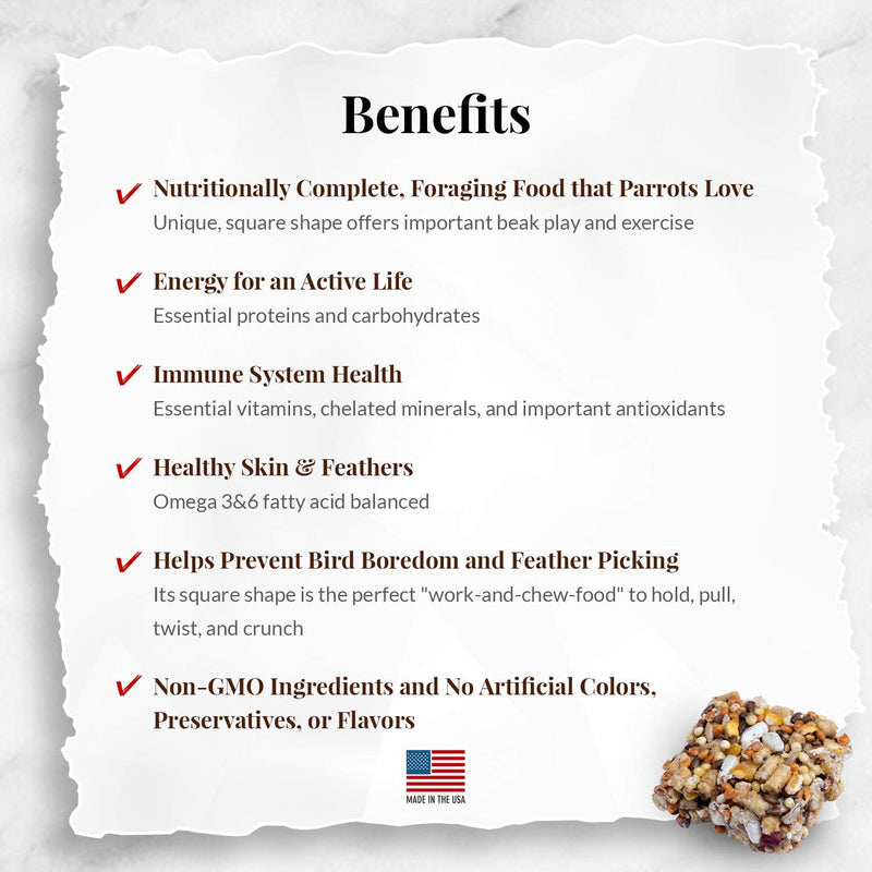 Load image into Gallery viewer, Lafeber's Fruit Delight Avi-Cakes for Small Birds 8oz - Exotic Wings and Pet Things