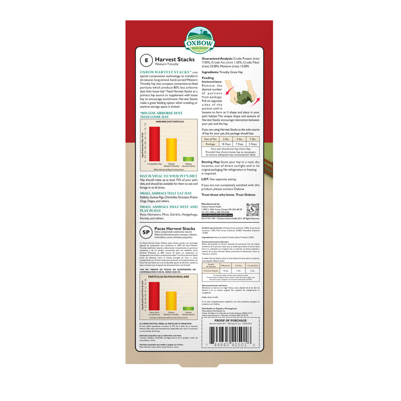 Load image into Gallery viewer, Oxbow Western Timothy Harvest Stack 35 oz