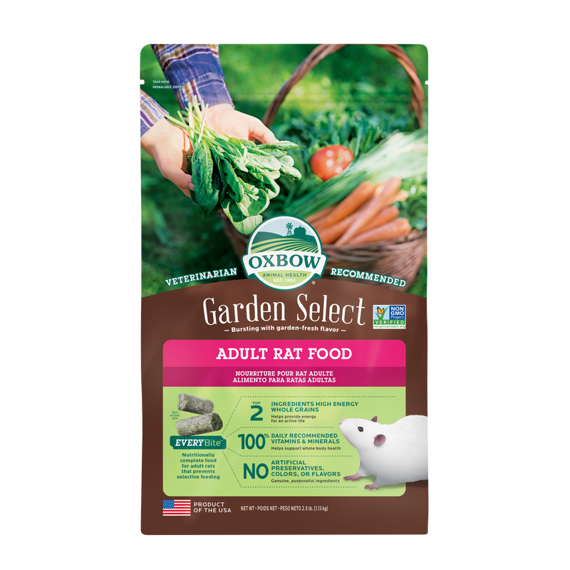 Load image into Gallery viewer, Oxbow Garden Select Adult Rat Food 2.5 lbs