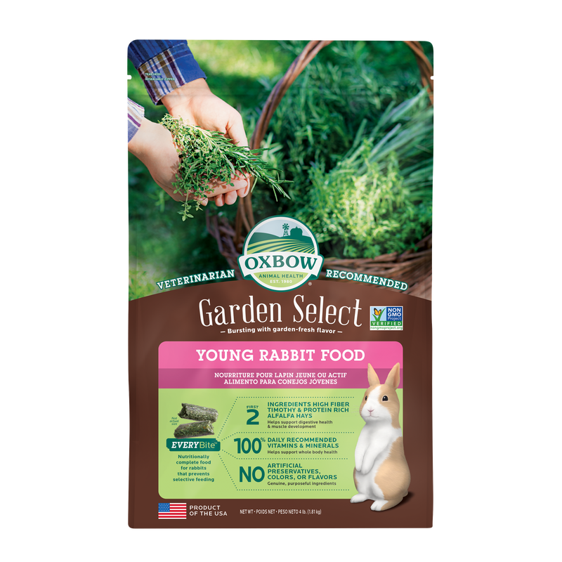 Load image into Gallery viewer, Oxbow Garden Select Young Rabbit Food 4 lbs