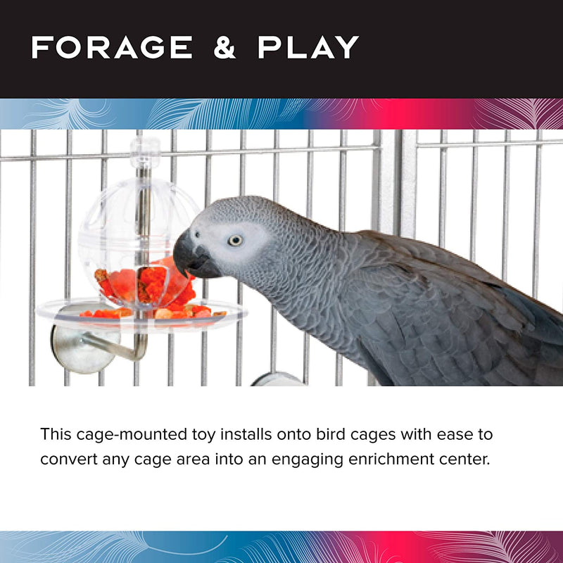 Load image into Gallery viewer, Featherland Paradise Bolt-On Buffet Ball Parrot Foraging Toy