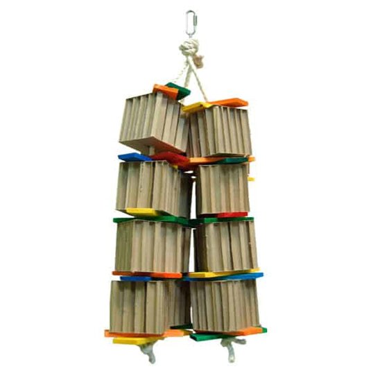 Zoo-Max Jumbo Quattro Picker Large Parrot Shredding Toy - 819 🍁