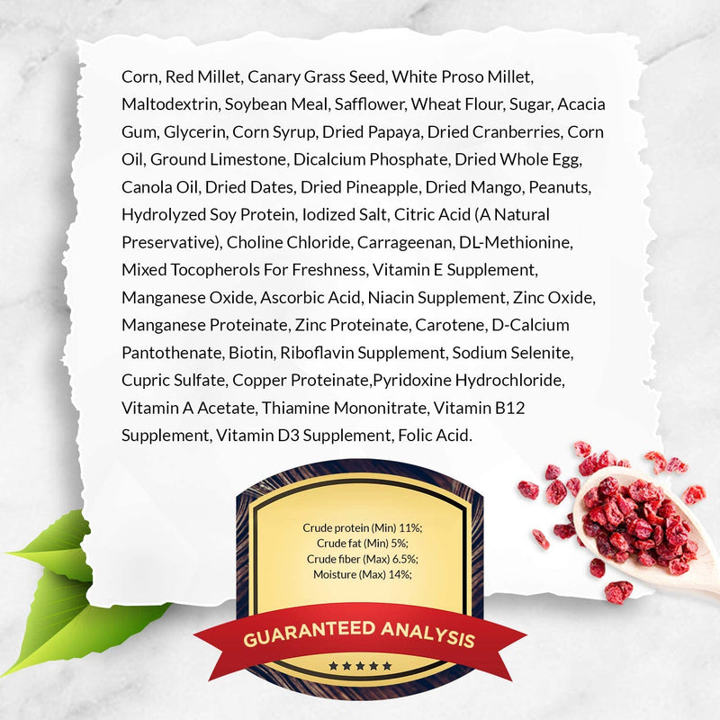 Load image into Gallery viewer, Lafeber's Fruit Delight Avi-Cakes for Parrots 8oz - Exotic Wings and Pet Things