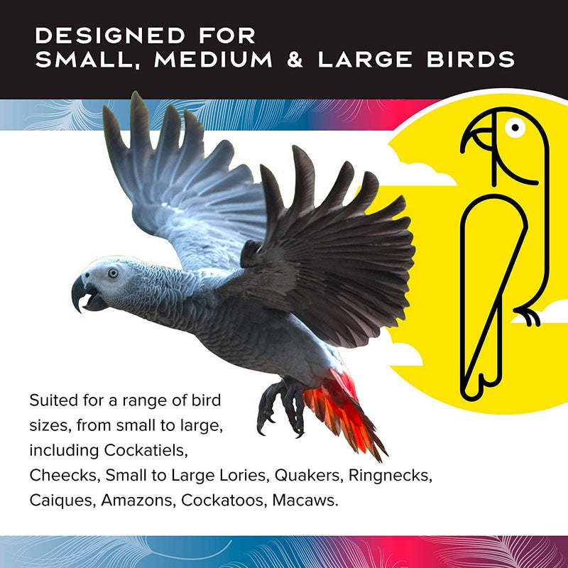 Load image into Gallery viewer, Featherland Paradise Foraging Sphere, Bell & Skewer - Creative Foraging System Parrot Toy - 00611