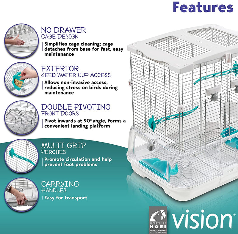 Load image into Gallery viewer, Hagen Vision Bird Cage Small Single S01 - 83200