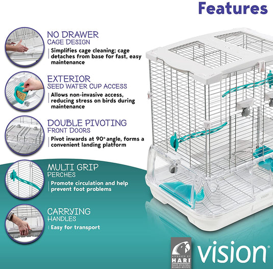 Hagen Vision Bird Cage Small Single S01 - 83200