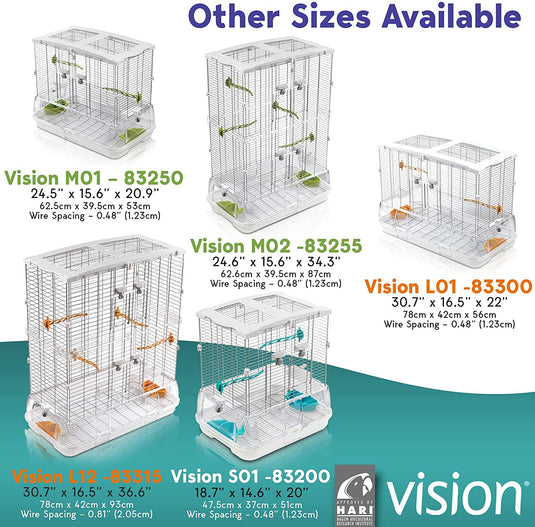 Hagen Vision Bird Cage Small Single S01 - 83200