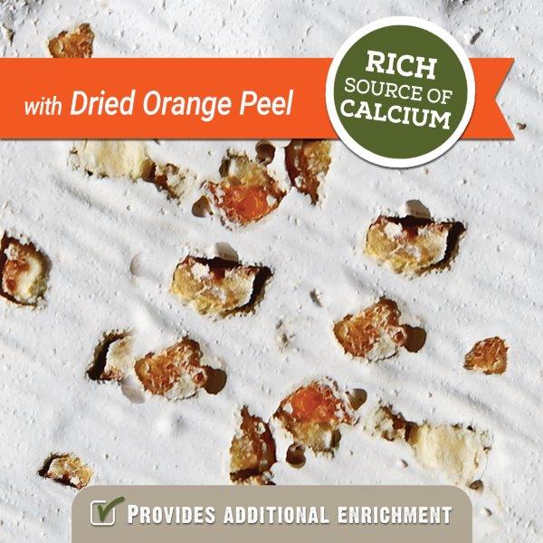 Load image into Gallery viewer, HARI Mineral Block for Small Birds - Dried Orange Peel - 2 pack - 82193