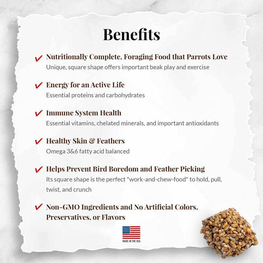 Lafeber's Classic Avi-Cakes Macaw/Cockatoo