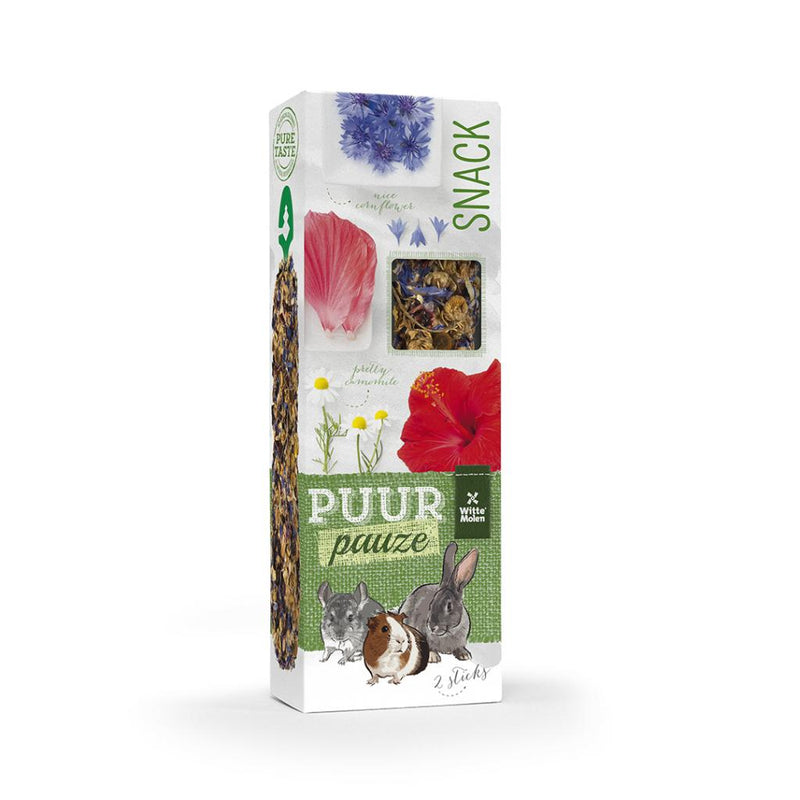 Load image into Gallery viewer, Witte Molen Puur Pauze Treat Sticks 2 Pack - Herb & Seed Flavours