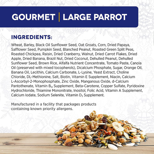 Gourmet Premium Seed Mix - Large Parrot 🍁