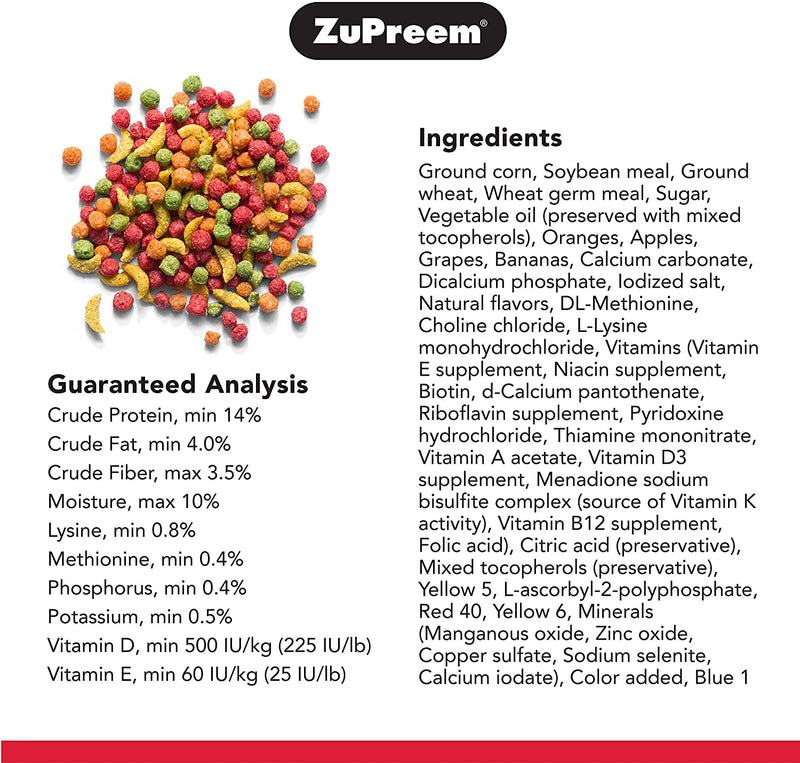 Load image into Gallery viewer, ZuPreem FruitBlend Daily Nutrition Medium Bird Pellet