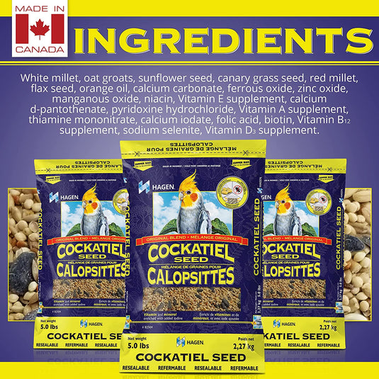 Hagen Staple VME Seed - Cockatiel 🍁