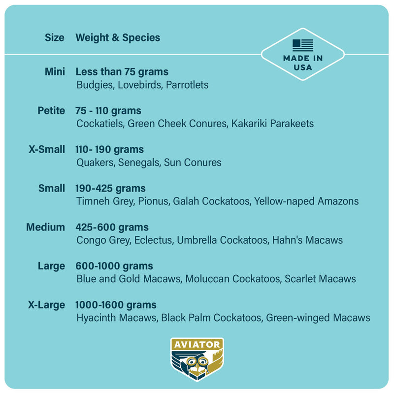 Load image into Gallery viewer, The Aviator Harness Petite (Cockatiel / Small Conure)