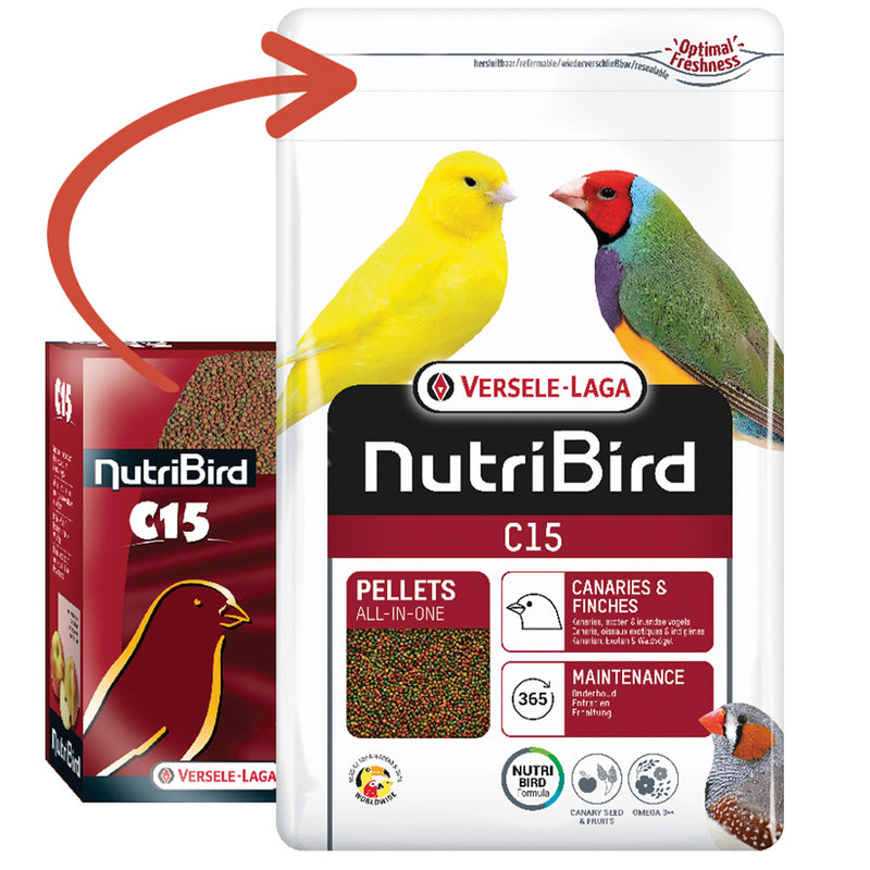 Load image into Gallery viewer, Versele-Laga NutriBird C15 Canary / Finch Maintenance Pellet