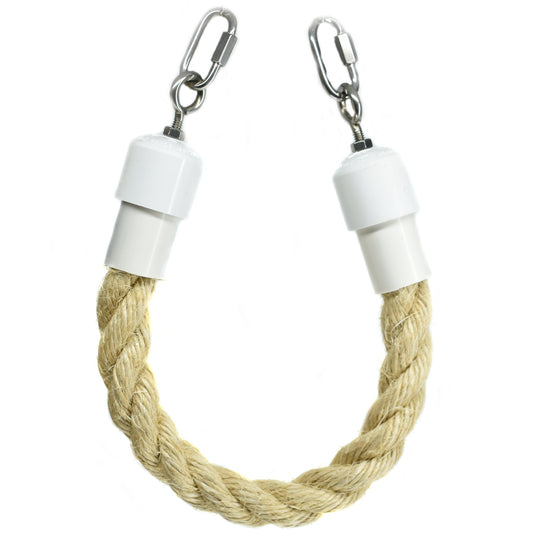 Parrot Lumber Sisal Rope Perch & Swing Large - Exotic Wings and Pet Things