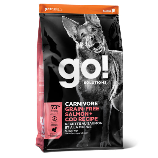 GO! Carnivore Grain Free Dog Food -  Salmon & Cod 🍁