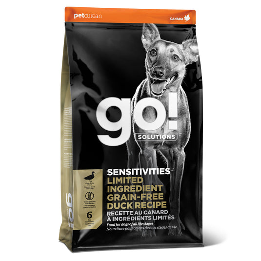 GO! Sensitivities Limited Ingredient Grain Free Dog Food - Duck 🍁