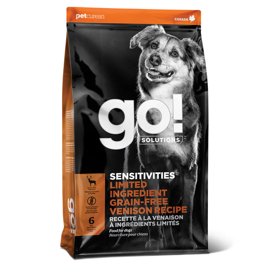 GO! Sensitivities Limited Ingredient Grain Free Dog Food - Venison 🍁