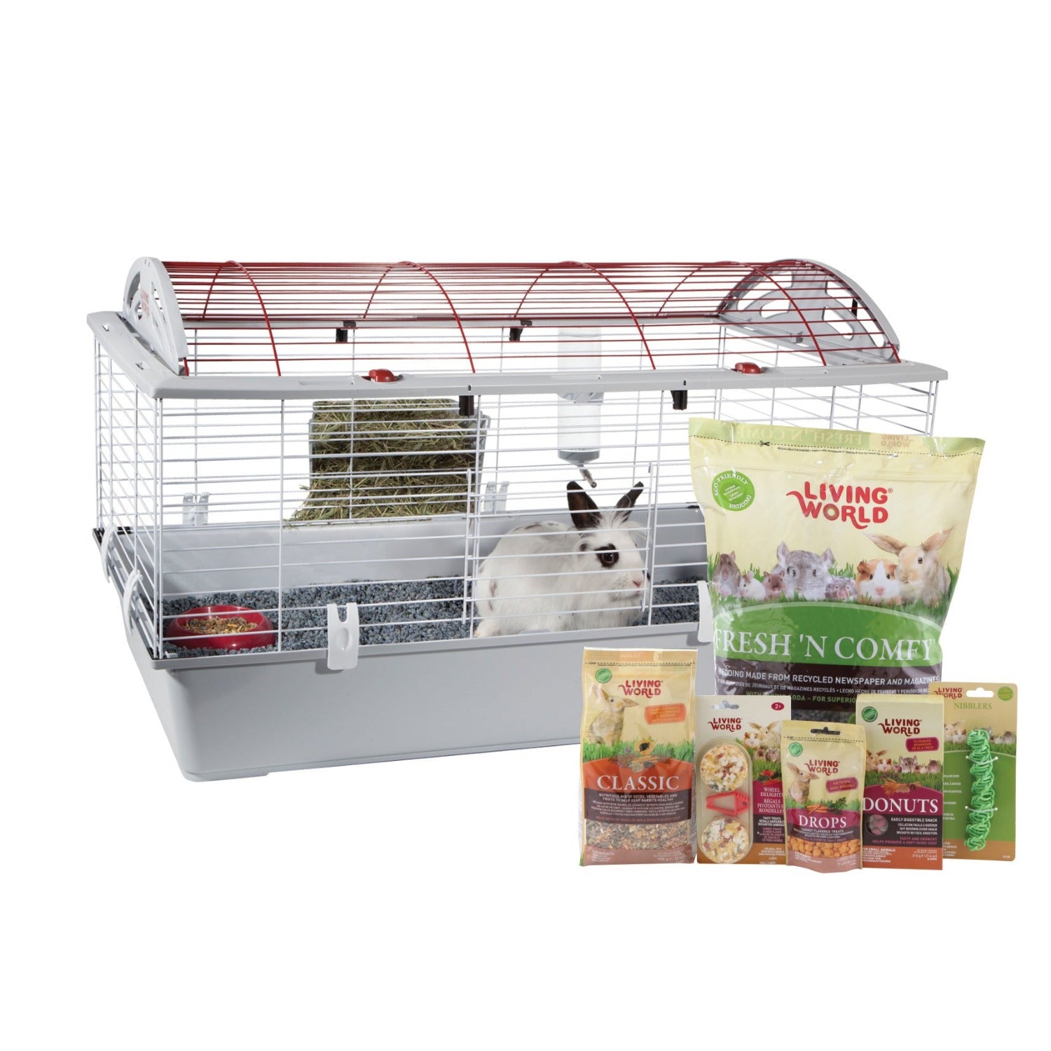 Living World Deluxe Adult Rabbit Starter Kit 61799 Exotic Wings and