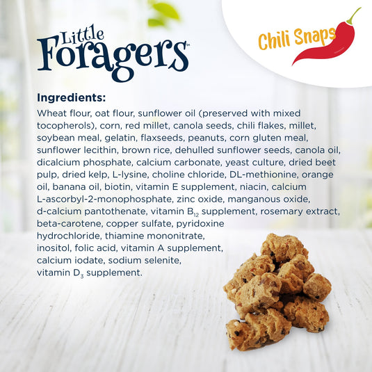 Little Foragers Treats Chili Snaps - Parrot 82731🍁