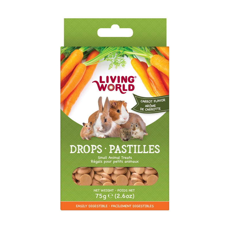 Load image into Gallery viewer, Living World Carrot Flavour Small Pet Treat Drops - 60480