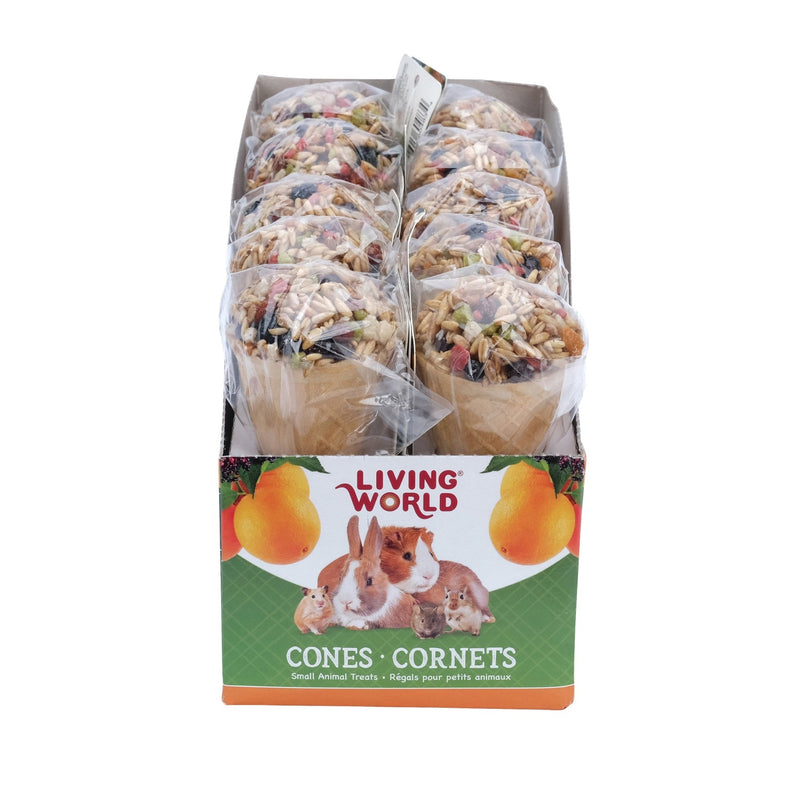 Load image into Gallery viewer, Living World Small Pet Fruit Flavour Cone Treat - 60483