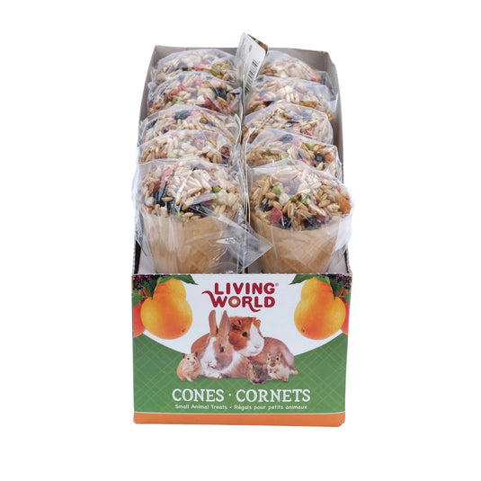 Living World Small Pet Fruit Flavour Cone Treat - 60483