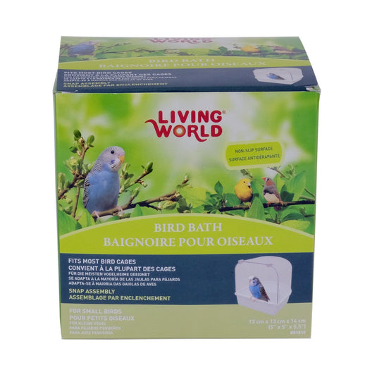 Living World Budgie Bird Bath - 81810