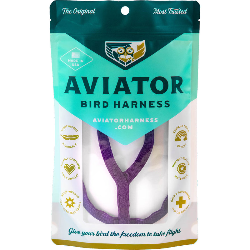 Load image into Gallery viewer, The Aviator Harness Small (Amazon / Timneh Grey / Small Cockatoo / Pionus)