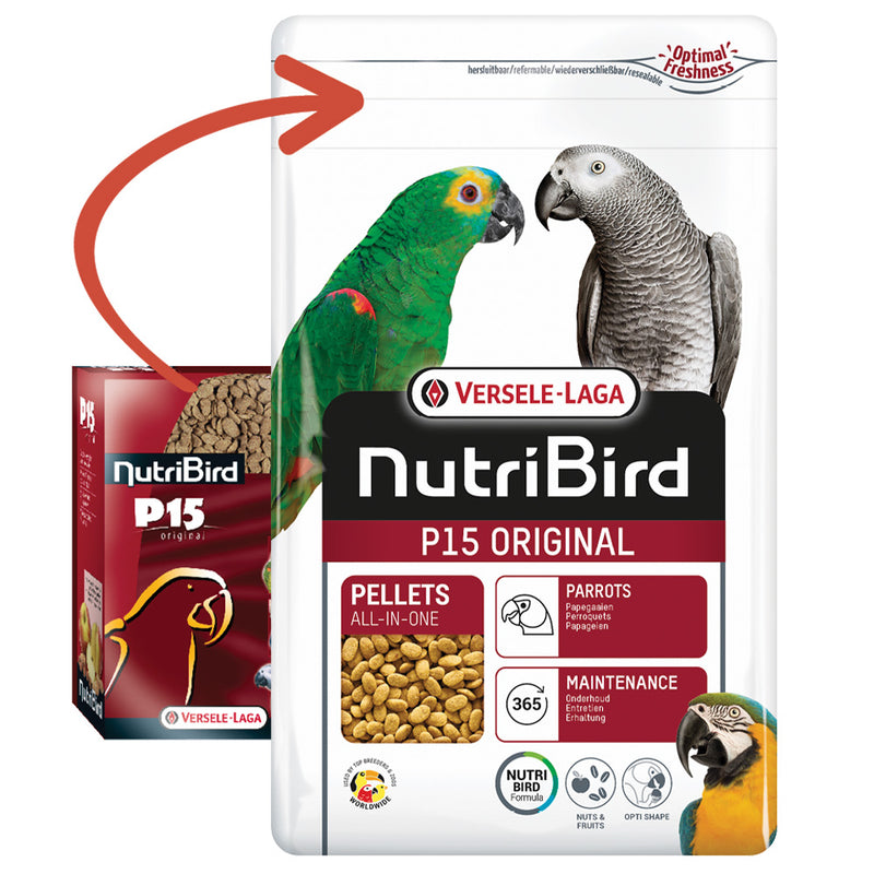 Load image into Gallery viewer, Versele-Laga NutriBird P15 Original Parrot Maintenance Pellet