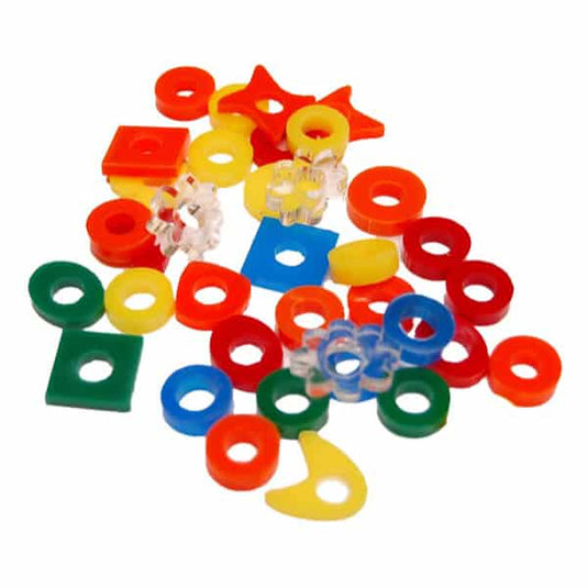 Zoo-Max Bird & Small Pet Toy Parts - Plastic Assorted Shapes 🍁