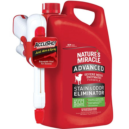 Load image into Gallery viewer, Nature's Miracle ADVANCED Stain & Odor Accushot 170 oz