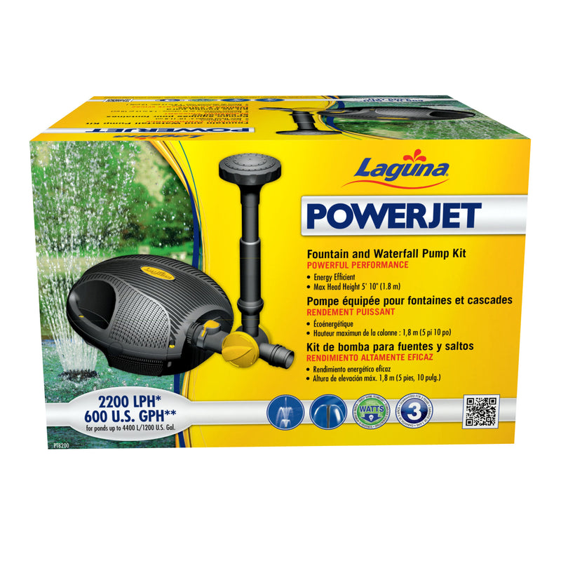 Load image into Gallery viewer, PowerJet 600 Fountain and Waterfall Pump Kit - Up To 1200 U.S. gal / 4400 L
