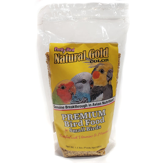 Pretty Bird Natural Gold (Super Premium) Small Pellet