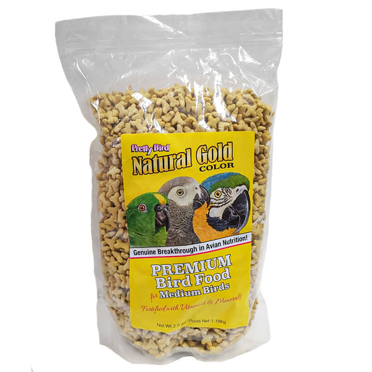Pretty Bird Natural Gold (Super Premium) Medium Pellet
