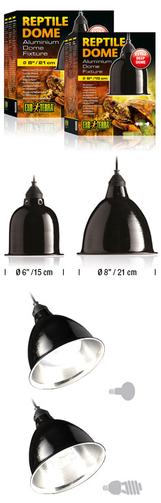 Load image into Gallery viewer, Reptile Aluminum Dome Fixture
