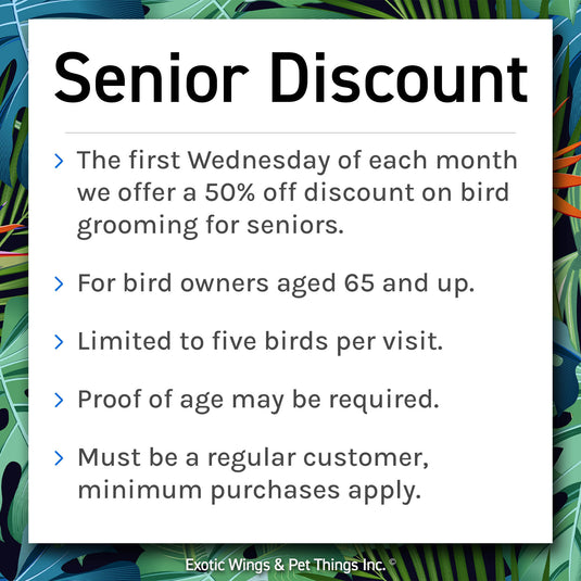 Bird Grooming Appointments