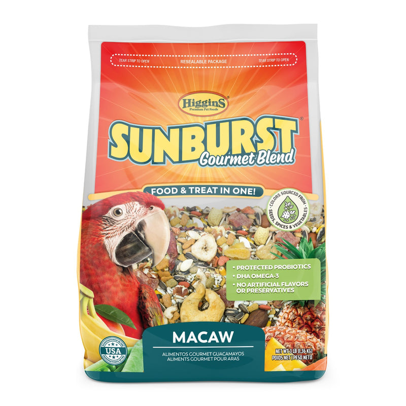 Load image into Gallery viewer, Higgins Sunburst Gourmet Blend Macaw Seed Mix EXP 11/2025