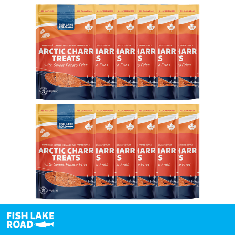 Load image into Gallery viewer, Arctic Charr Dog Treats With Sweet Potato Fries