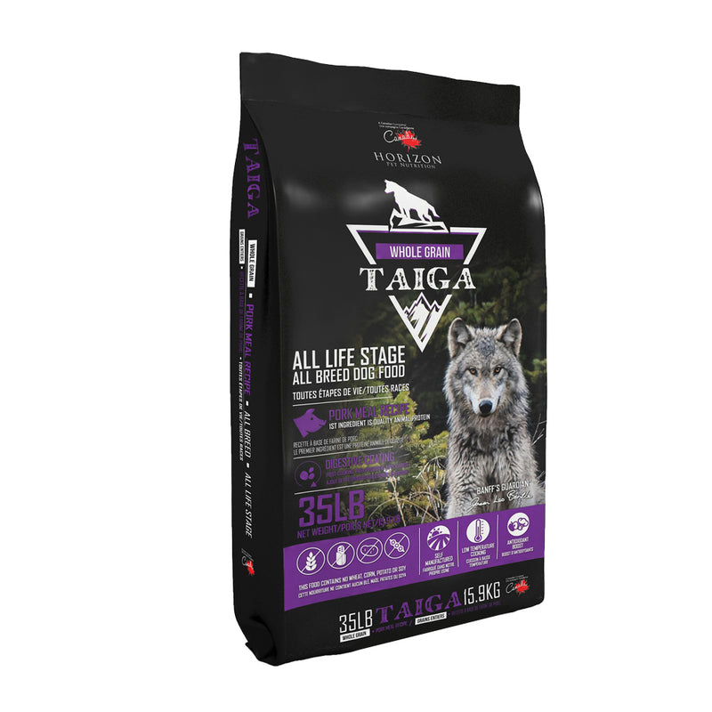 Load image into Gallery viewer, Taiga Whole Grain Dry Dog Food - Pork - 35 lb