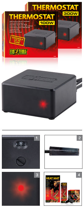 Load image into Gallery viewer, Exo Terra Reptile ON/OFF Electronic Thermostat