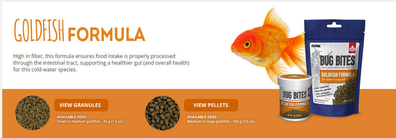 Load image into Gallery viewer, Bug Bites Medium-Large Goldfish Sticks - 100g (3.5 oz)