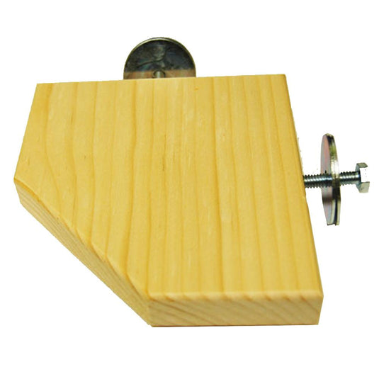 Zoo-Max Cage Corner Shelf Perch with Angle for Bird/Small Pets 🍁