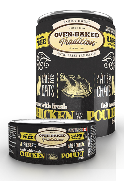 Oven Baked Tradition Canned Cat Food - Chicken Pate 🍁