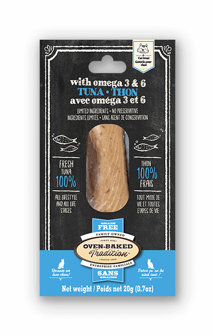 Oven Baked Tradition Tuna with Omega 3 & 6 Cat Fillet Treat 12 x 20g 🍁
