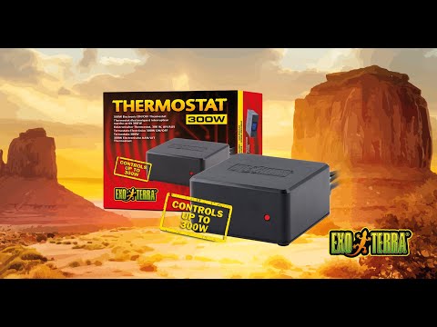 Load and play video in Gallery viewer, Exo Terra Reptile ON/OFF Electronic Thermostat