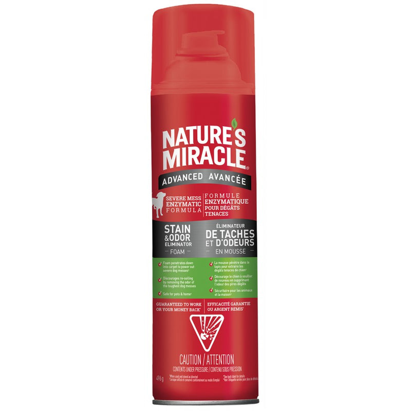 Load image into Gallery viewer, Nature's Miracle Advanced Stain & Odor Eliminator Foam 17.5 oz - Exotic Wings and Pet Things