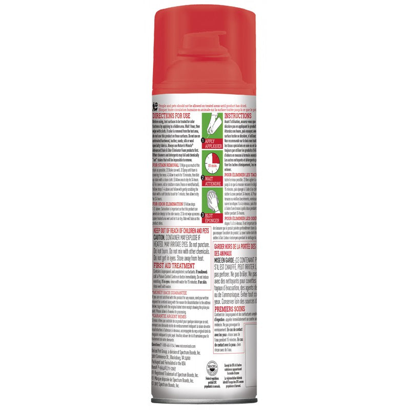 Load image into Gallery viewer, Nature's Miracle Advanced Stain & Odor Eliminator Foam 17.5 oz - Exotic Wings and Pet Things